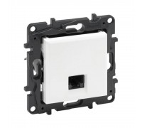 Розетка комп'ютерна Legrand Niloe Step RJ45 CAT5e UTP білий 863159