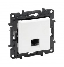Розетка комп'ютерна Legrand Niloe Step RJ45 CAT5e UTP білий 863159