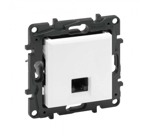 Розетка Legrand Niloe Step біла RJ45 5UTP 863167 Розетка Legrand Niloe Step біла RJ45 5UTP 863167
