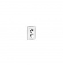 Розетка Legrand Valena Classic 2х2К+З білий 774400