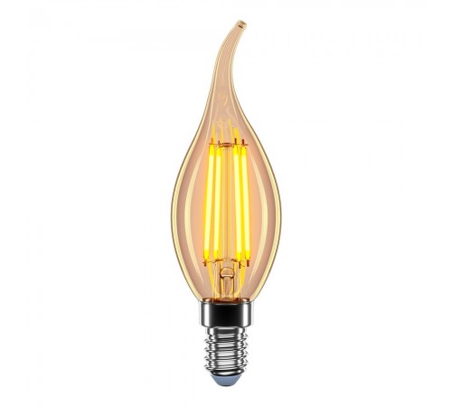 LED лампочка Velmax V-Filament-Amber-C37t 4W E14 2200K 400Lm 21-42-39