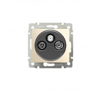 Legrand Valena Classic Розетка TV+R+SAT прохідна сл.кістка 774337