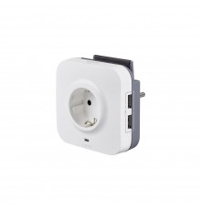 Legrand Legrand Розетка 2К+З тп 2хUSB з ПЗІП та підставкою для телефона 694671