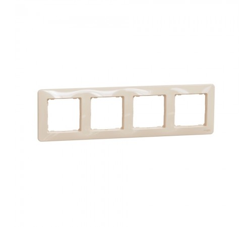 Рамка Schneider Sedna Design 4-х кратна бежевий SDD312804 Рамка Schneider Sedna Design 4-х кратна бежевий SDD312804