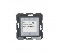BERKER S.x/B.x механізм Radio Touch без спікера антрацит 28841606