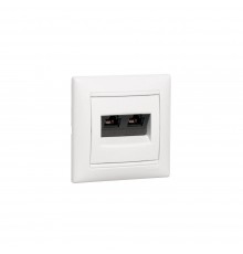 Legrand Valena Classic Розетка інформаційна 2ХRJ45 кат.5е UTP без захватів Слонова кістка 774139