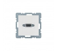 BERKER S.x/B.x механізм VGA-розетка з гвинтовими клемами пол.білий 3315418989