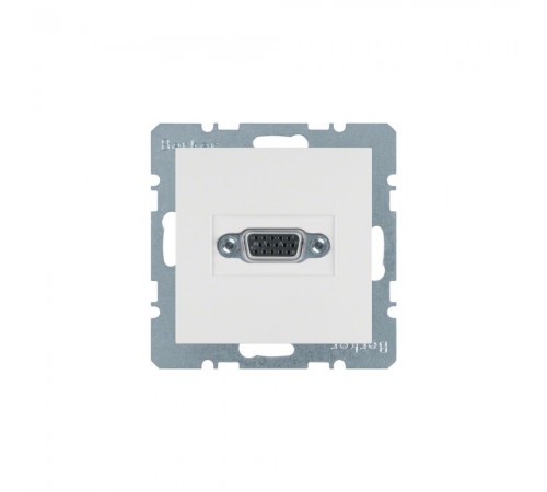 BERKER S.x/B.x механізм VGA-розетка з гвинтовими клемами пол.білий 3315418989