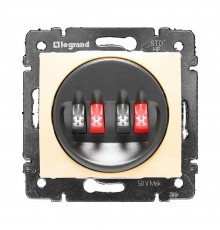 Аудіо розетка Legrand Valena Classic 2 пости слонова кістка 774324