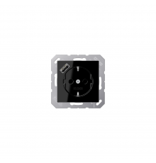 JUNG A Розетка SCHUKO з USB тип A чорний A1520-18ASW