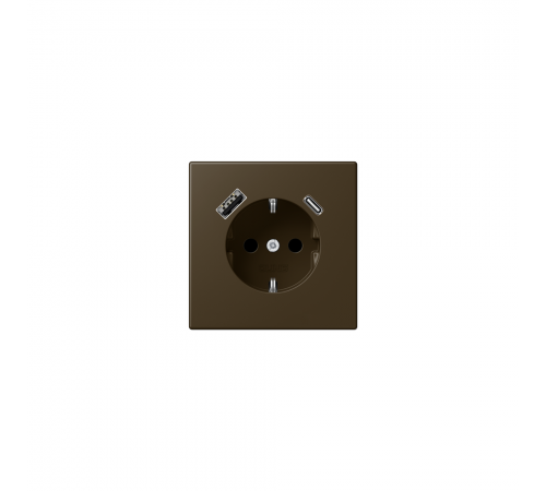 JUNG LSx-механізм Розетка SCHUKO® з USB-інтерфейсом латунь Antik ME1520-15CAAT-L JUNG LSx-механізм Розетка SCHUKO® з USB-інтерфейсом латунь Antik ME1520-15CAAT-L