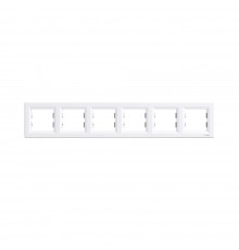 Рамка Schneider Electric Asfora бiла шестимісна горизонтальна EPH5800621