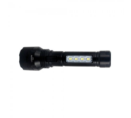 Ліхтар LED ручний акумуляторний L-HL-40ABC чорний 2w +0,8w COB USB 1200mAh 15-15-40 Ліхтар LED ручний акумуляторний L-HL-40ABC чорний 2w +0,8w COB USB 1200mAh 15-15-40