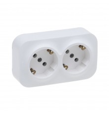 Розетка Legrand Forix біла 2x2К+З без шторок зібрана 782433