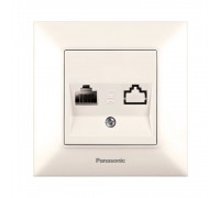 Розетка комп'ютерна Panasonic Arkedia Slim кремова RJ45 CAT5e WNTC04042BG-UA