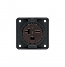 BERKER Integro механізм Розетка USA/CANADA NEMA 6-20R/20А/250В чорний/коричневий 862542510
