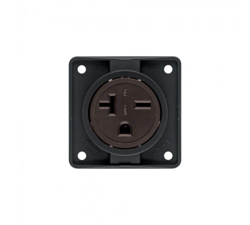 BERKER Integro механізм Розетка USA/CANADA NEMA 6-20R/20А/250В чорний/коричневий 862542510
