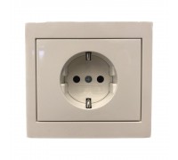 Розетка в зборі Hager Berker K1 полярно-біла K1/47357009S