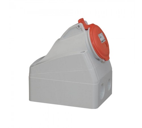 Розетка накладна 32A 3К+Н+З 415В IP44 555259