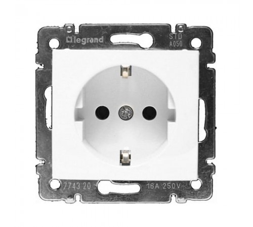 Legrand Valena Classic Розетка 2К+З білий 774420 Legrand Valena Classic Розетка 2К+З білий 774420