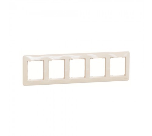 Рамка Schneider Sedna Design 5-ти кратна бежевий SDD312805 Рамка Schneider Sedna Design 5-ти кратна бежевий SDD312805