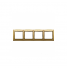 Legrand Valena Classic Рамка 4 пост Матове Золото 770304