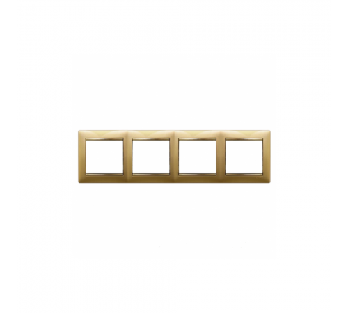 Legrand Valena Classic Рамка 4 пост Матове Золото 770304