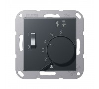 Накладка для терморегулятора Jung LS 990 чорний ALFTR231PLD