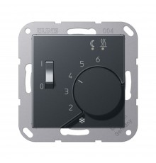 Накладка для терморегулятора Jung LS 990 чорний ALFTR231PLD