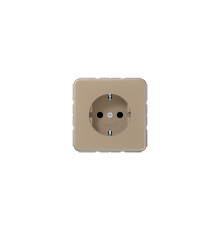 JUNG CD Розетка SCHUKO з захисними шторками золота бронза CD1520KIGB