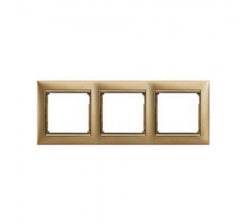 Рамка Legrand Valena Classic матове золото 3-кратна 770303 Рамка Legrand Valena Classic матове золото 3-кратна 770303