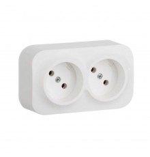 Legrand Forix Розетка 2X2К без шторок, Білий 782412