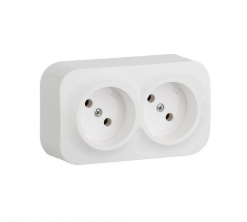 Legrand Forix Розетка 2X2К без шторок, Білий 782412