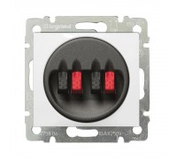 Аудіо розетка Legrand Valena Classic 2 пости білий 774424