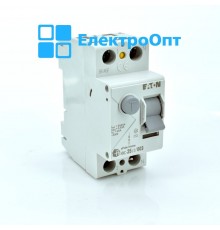 Диференційне реле ПЗВ EATON 2p 30mA тип AC HNC-25/2/003