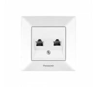 Panasonic Розетка Panasonic Arkedia Slim телефонна RJ11 CAT3, біла WNTC04022WH-UA