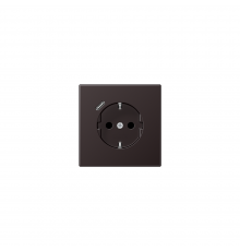 JUNG LSx-механізм Розетка SCHUKO® з USB-інтерфейсом алюміній Dark AL1520-18CD-L