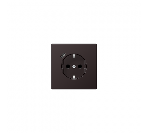 JUNG LSx-механізм Розетка SCHUKO® з USB-інтерфейсом алюміній Dark AL1520-18CD-L