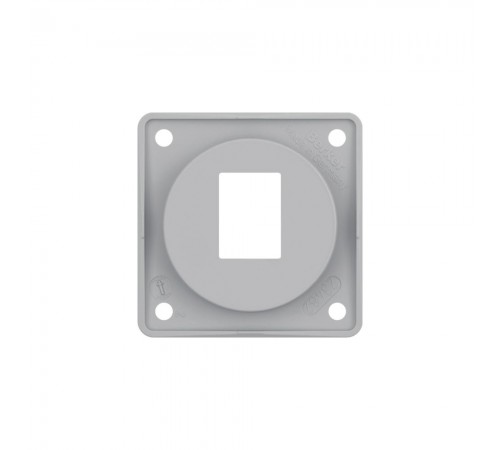 BERKER Integro накладка для AMP Modular Jacks сірий 945572507