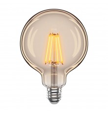 Лампа LED V-Filament-Amber-G125, 4W, E27, 2200K, 400Lm 21-47-17 Velmax