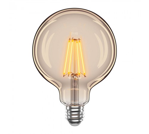 Лампа LED V-Filament-Amber-G125, 4W, E27, 2200K, 400Lm 21-47-17 Velmax Лампа LED V-Filament-Amber-G125, 4W, E27, 2200K, 400Lm 21-47-17 Velmax