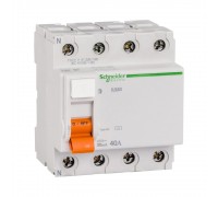 Дифреле (ПЗВ) Schneider Electric Домовий ВД63 АС 4р 40А 30мА (C1) 11463