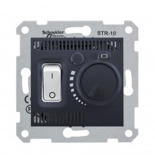 Термостат для теплої підлоги графіт Sedna Schneider Electric SDN6000170