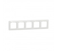 Рамка Schneider Electric Sedna Design 5-ти кратна білий SDD311805