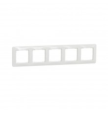 Рамка Schneider Electric Sedna Design 5-ти кратна білий SDD311805