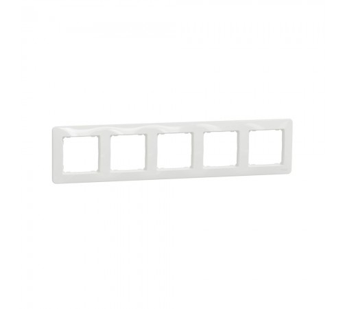 Рамка Schneider Electric Sedna Design 5-ти кратна білий SDD311805 Рамка Schneider Electric Sedna Design 5-ти кратна білий SDD311805