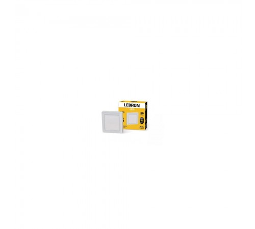 LED світильник квадратний накладний L-PSS-1841 18W 4100K з блоком живлення 12-10-94 Lebron