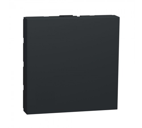 Заглушка Schneider Electric Unica New антрацит 2 модулі NU986654 Заглушка Schneider Electric Unica New антрацит 2 модулі NU986654
