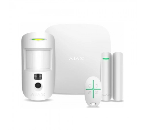 Стартовий комплект AJAX Baseline StarterKit Cam white 25468.58.WH1 Стартовий комплект AJAX Baseline StarterKit Cam white 25468.58.WH1