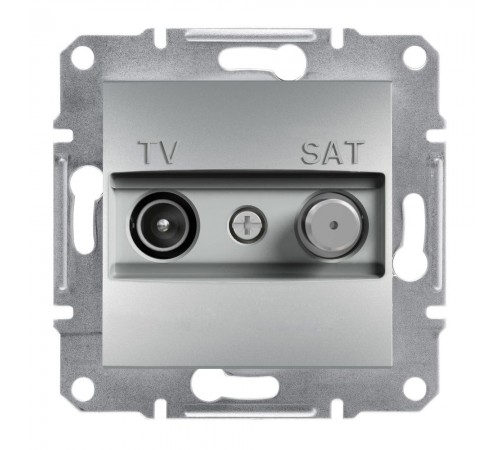 Schneider ASFORA РОЗЕТКА TV-SAT ПРОХ 8дБ алюміній EPH3400361 Schneider ASFORA РОЗЕТКА TV-SAT ПРОХ 8дБ алюміній EPH3400361